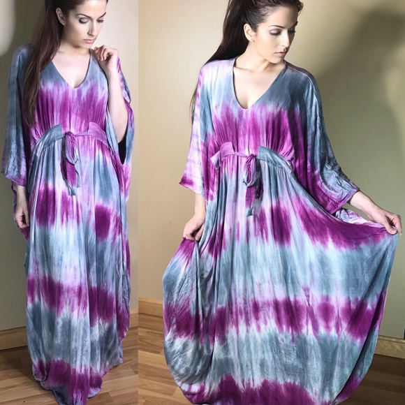 ValMarie Dresses & Skirts - Oversized  Tie Dye Maxi Dress